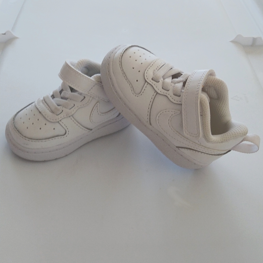 NIKE kids white shoes